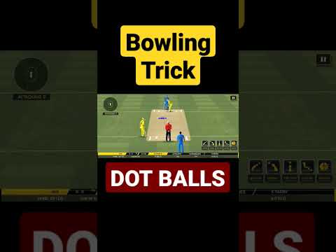 Bowling Trick in Games | #gaming #shorts #cricket 😱😊🙂