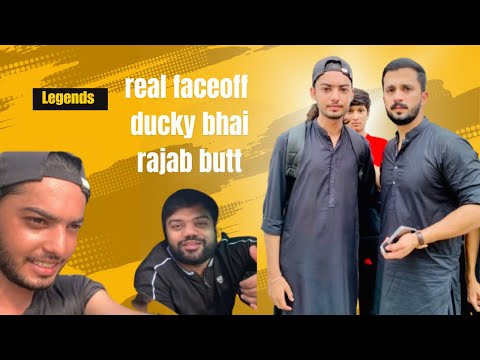 I meet ducky bhai and rajab butt || difference between both of youtubers