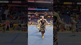 Ladies jingle dress dancer🖤💛 #indigenous #powwow #dance #beauty #culture #nativeamerican #shorts