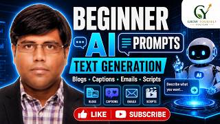 8 Beginner AI Prompts for Text Generation | Create Blogs, Captions, Emails & Scripts