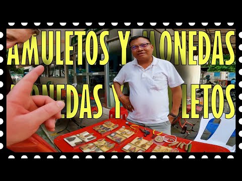 Amulets and coins...coins and amulets at Bang Sue market, Saphan Khwai | Jatujak 4K |
