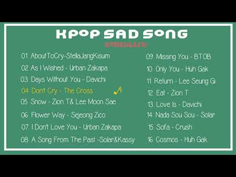 kpop sad song list