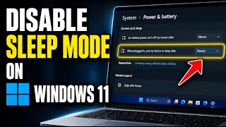 How to disable sleep mode on Windows 11 - Easy Tutorial