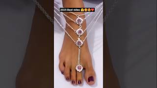 Latest silver payal ll silver jewellery ll bridal payal ll fancy payal #ytshorts #viralvideo #2025