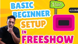 Basic FreeShow Setup for Beginners #freeshowtutorial