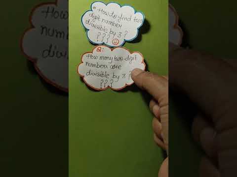 How to find two digit number divisible by 3 ?? | useful for CTET | STET| KVS |