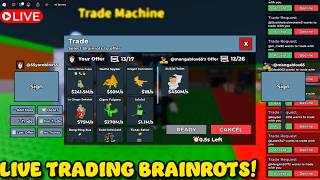 Live Trading + Admin Abuse & Taco Tuesday in Steal A Brainrot #stealabrainrot #roblox #livestream