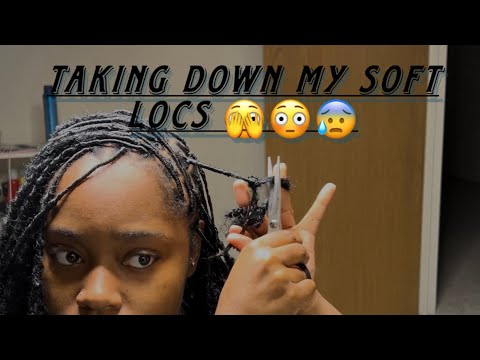 How To Take Down Soft Locs | Without Cutting Your Hair | No damage Tutorial