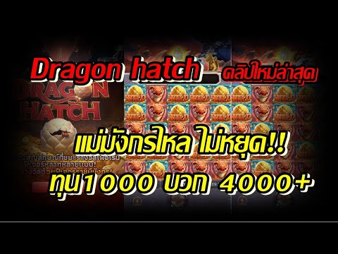dragon hatch  สล็อตpg สล็อตแตกไว เกมแม่มังกร ทุน1000 บวก 4000 แม่มังกรไหลไม่หยุด   (สล็อตpg)