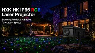 HXK-HK IP66 RGB Laser Projector – Stunning Firefly Light Effects for Outdoor Spaces