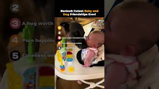 Ranked- Cutest Baby and Dog Friendships Ever! 😍🐾