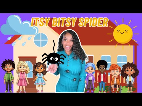 Itsy Bitsy Spider | Learning With Ms Houston| Kid Songs