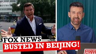 FOX News BUSTED making FAKE NEWS in Beijing on Trump trip