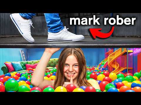 I Built a SECRET ROOM in a BALL PIT ft/ Mark Rober