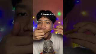 ASMR Mouth Sounds with Different Objects 🥤#asmr #mouthsounds #asmrtriggers #asmrtingles #shorts