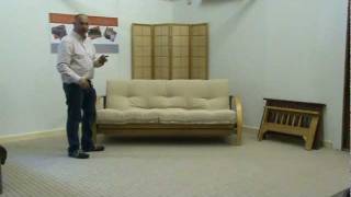 Hardwood Bi-Fold Futon Sofabed