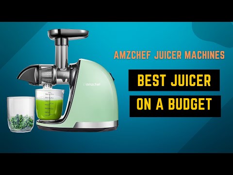 Best amzchef Juicer Machines, Slow Masticating Juicer Extractor Easy to Clean