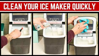 How to Clean A Countertop Ice Maker in Just 3 Easy Steps
