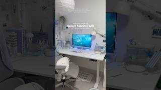 Unbox Samsung Smart Monitor M5 27” 🫶🏻🫧🩵☁️ (Part 1) #samsung #smartmonitor #m5 #desk #desksetup