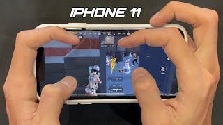 IPHONE 11 HANDCAM IN 2025 🔥/Smooth+Extreme PUBG Gaming Test😍/ NEW IOS 18.4 Livik Gameplay!