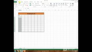 Creating a Table in Excel Just One mint #TableExcel