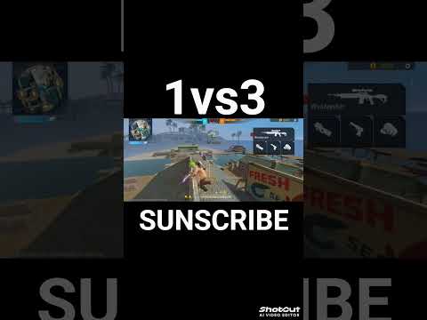 1vs3 IN SECONDS☠️☠️💥💥#freefire #gameplay