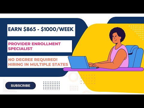 EARN $865 -$1000 PER WEEK | FULL TIME WORK FROM HOME JOB | CAN BE BASED ANYWHERE IN THE US