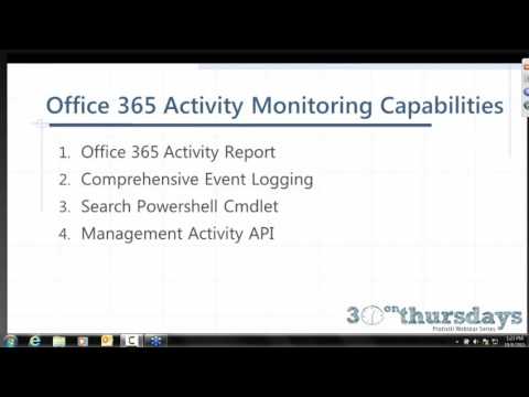 Office 365 Tutorial: Securing Office 365 with Activity Monitoring
