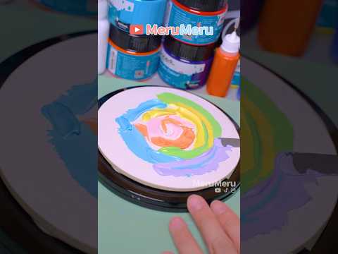 🌈 Mixing Colors #shorts #art #diy  #shortvideo #satisfying #easydrawing  #artprocess #painting