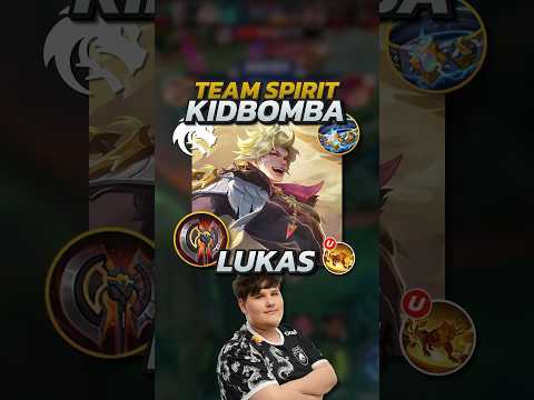 How Team Spirit Kid Bomba Plays Lukas! Mobile Legends #mobilelegends #mlbb #gaming