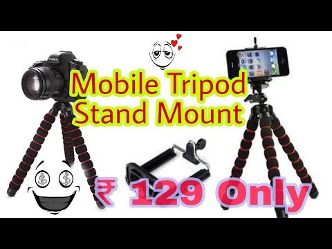 Mobile Tripod Stand Mount Holder with Adapters || Rednix Flexible iKross Compact||₹ 129 ONL