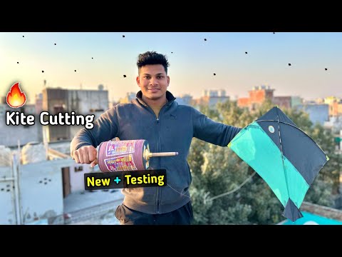 New Manjha + Testing | Kite Cutting | Kite Fighting |