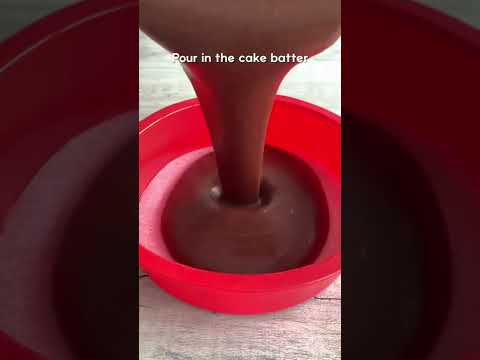 Amazing Chocolate Cake by fitwaffle #shorts #tiktok