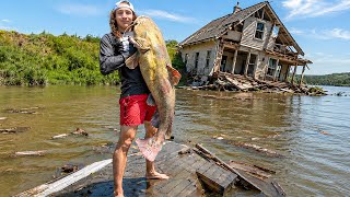 We Caught Fish from a Sunken House!