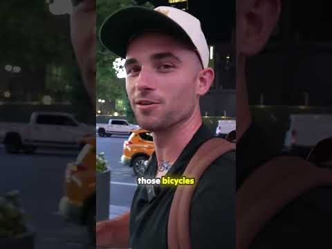 Ever tried a two-seater bicycle taxi in NYC? 🚴‍♂️🚴‍♀️