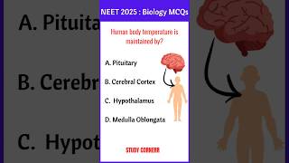 NEET Biology Most Expected Questions 2025 | Biology MCQ Questions for NEET 2025 Exam #neet2025 #nta