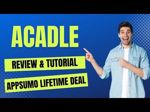 Acadle Review & Tutorial - How To Use Acadle