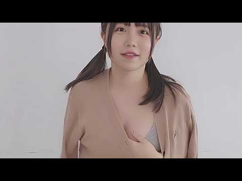 【ノーブラ】カーディガン一枚の状態で下着を脱げるかチャレンジ【ノーパン】
