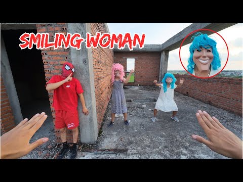 Smiling Woman Chases Team Spider Man Part 20 | Horror Parkour POV