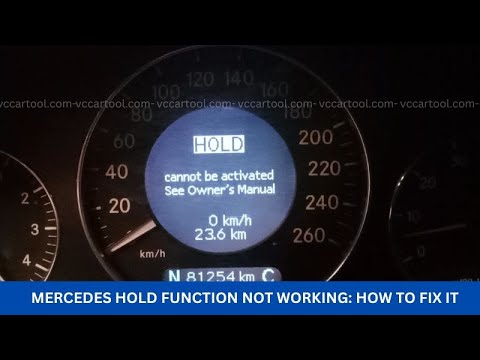 Mercedes Hold Function Not Working: How to Fix It