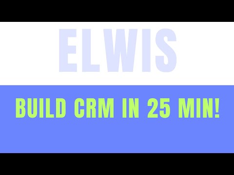 How to create simple CRM in few minutes.