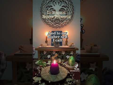 Spring Equinox Spell #witchcraft #altar #pagan #spells #witch #wicca #spring #eggs #candles #magick