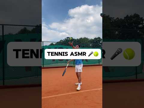 Tennis ASMR 😴 #tennis #tennisasmr #tennislife #tennislove