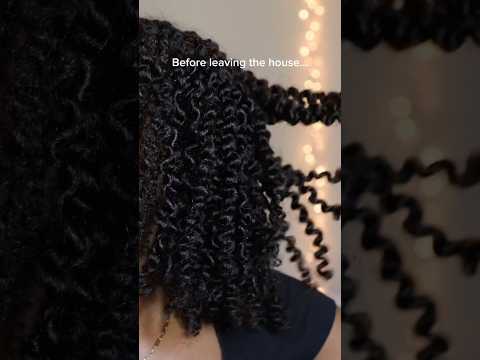 Twist out for the win!!! #naturalhairlovers #hairstyle #curlyhair #naturalhairtutorial #hair #shorts