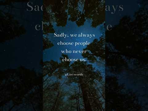 💔 Chose Them, Lost Myself 😔 | Painful Truth  #Heartbreak  #SadReality #LoveHurts #EmotionalQuotes