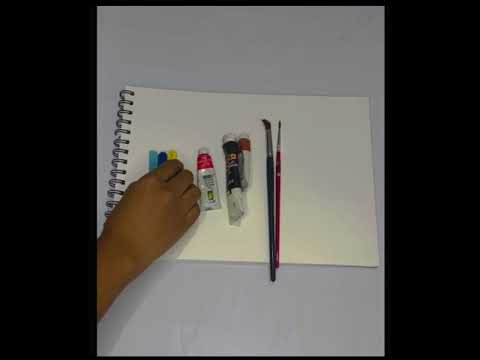 Instagram reels||drawing transition ||acrylic colour ||chalk pastel