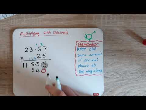 Multiplying with decimals
