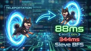 LeetCode 3629 | Prime Teleportation | Fast BFS + Sieve (Beats 100%)|篩法與BFS