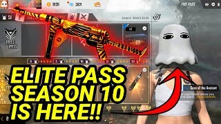 Free Fire New Elite Pass Season 10 Has Arrived - Preordered Items