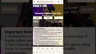 #todayffredeemcode#freerewards#shortsff#shorts#todayredeemcodefreefire#yagaming44#freefire